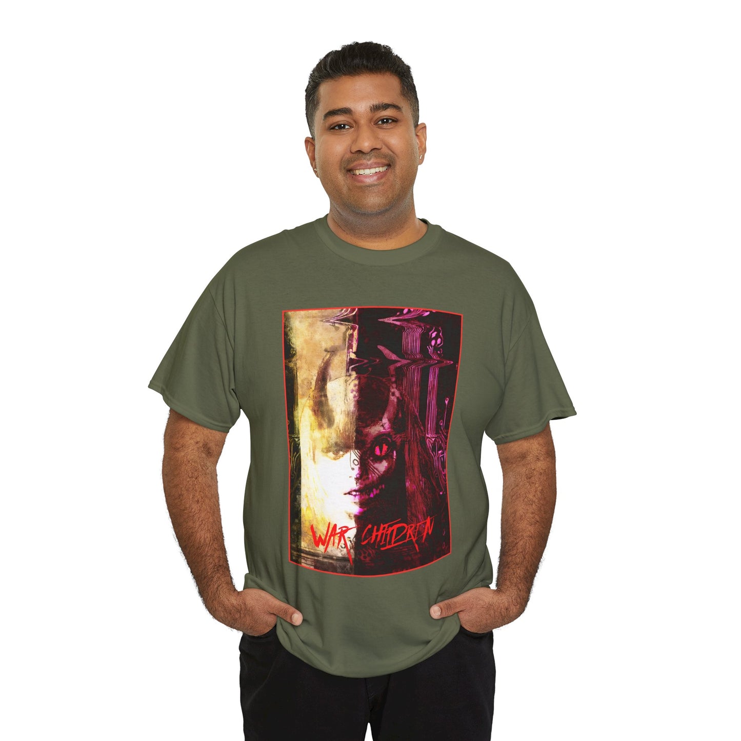 Magik/Darkchylde T-Shirt - Bill Sienkiewicz Art - Illyana Rasputina, New Mutants Member - War Children - Marvel Comics