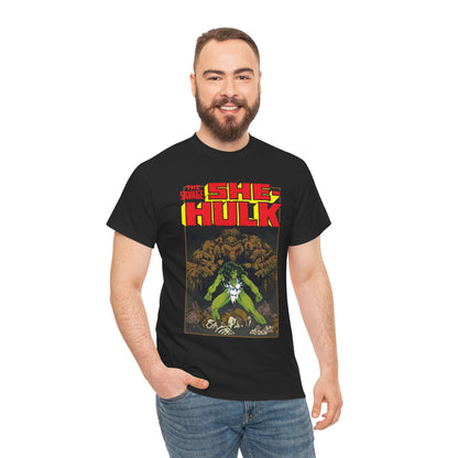 Savage She-Hulk & Man-Thing T-Shirt - Michael Golden Art - Marvel Comics