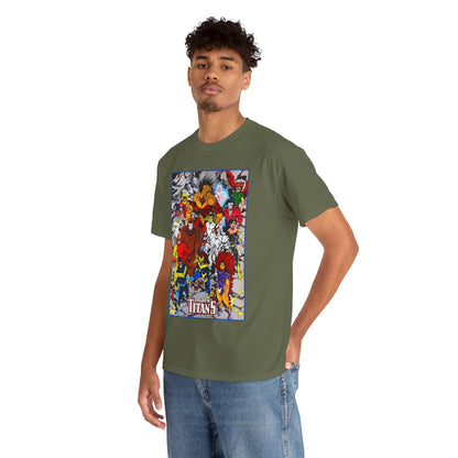 New Titans T-Shirt - Tom Grummett Art - Nightwing, Pantha, Phantasm, Wildebeest, Red Star, Troia - DC Comics