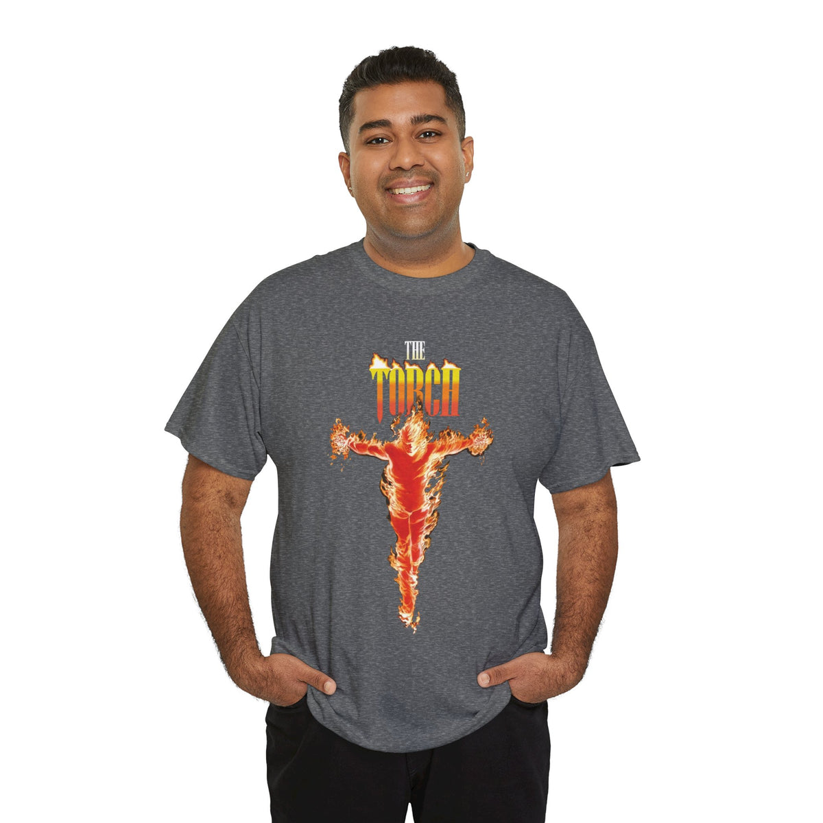 The Torch T-Shirt - Alex Ross Art - Golden Age Member of the Invaders - Marvel Comics