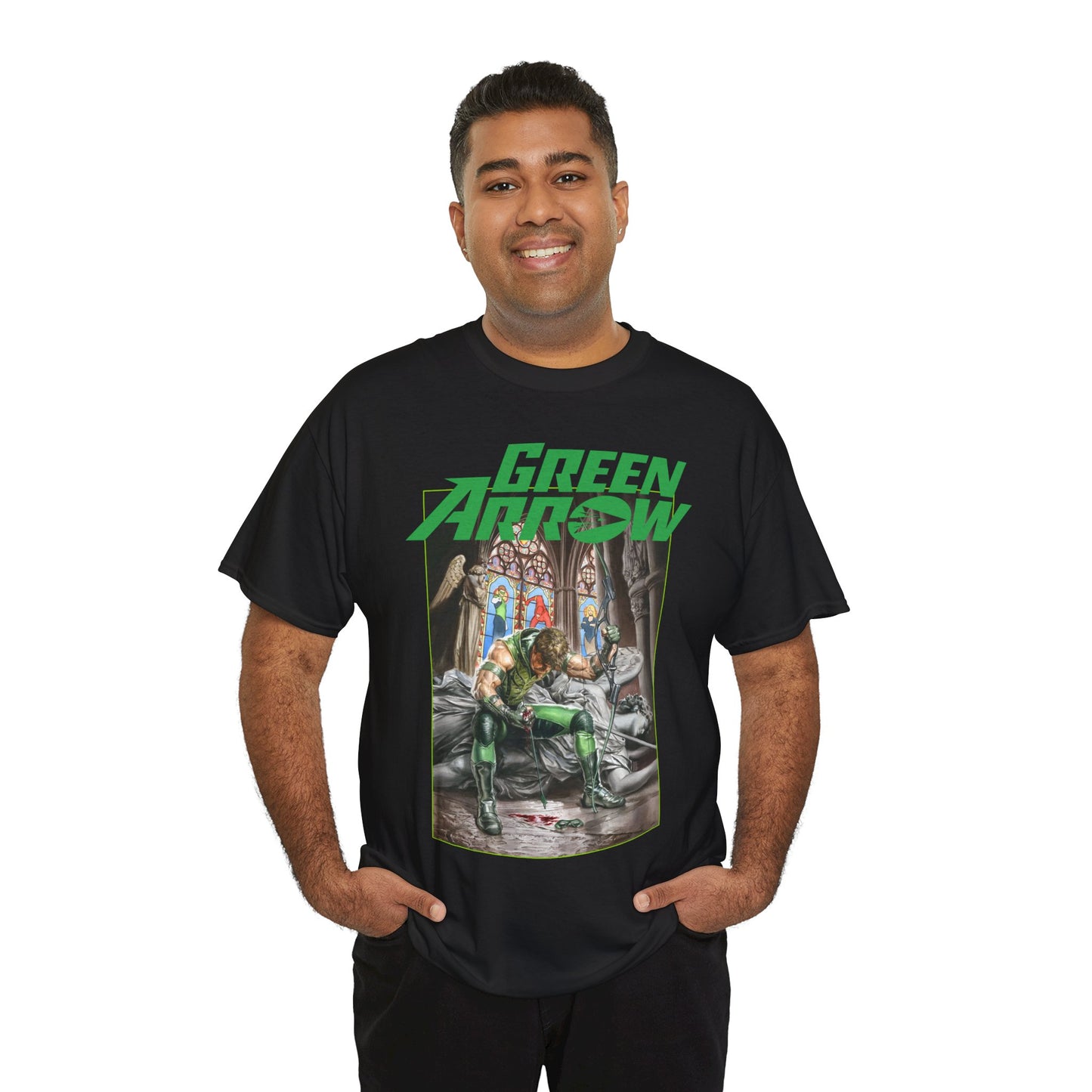 Green Arrow T-Shirt - Mauro Cascioli Art - DC Comics