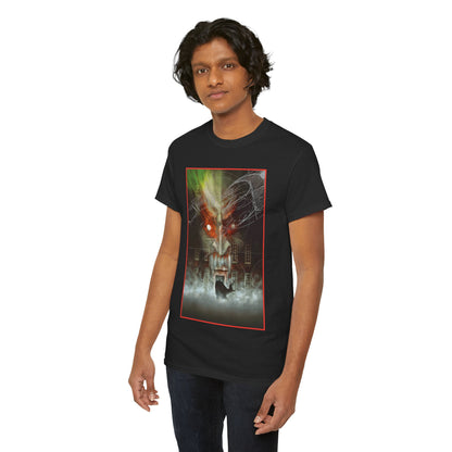 Batman: Arkham Asylum T-Shirt - Dave McKean Art - From the Grant Morrison Graphic Novel - DC Comics - Dark Knight Detective