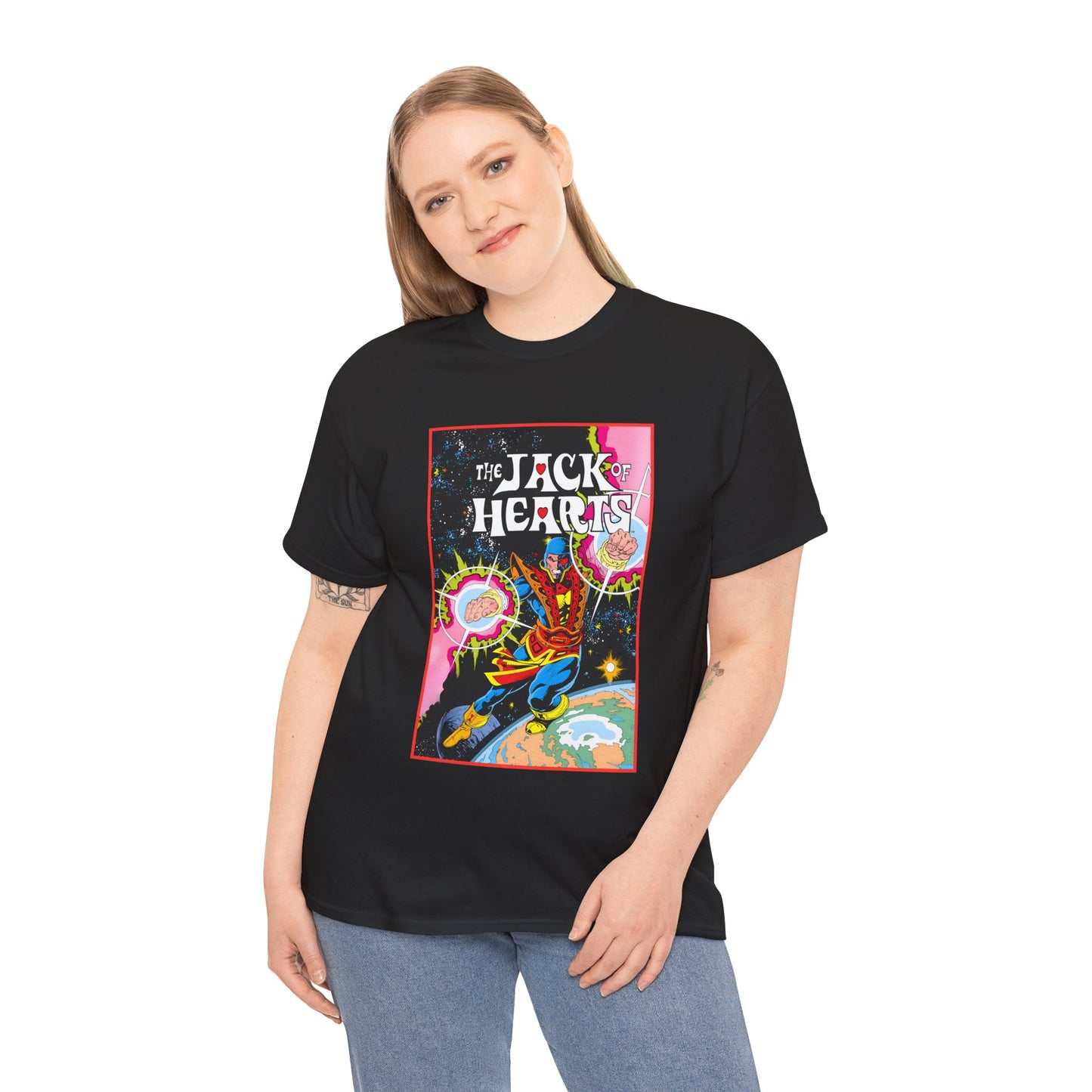 Jack of Hearts T-Shirt - Marvel Comics - Avengers Member - She-Hulk Beau - Zero Fluid - Popular 80s Character