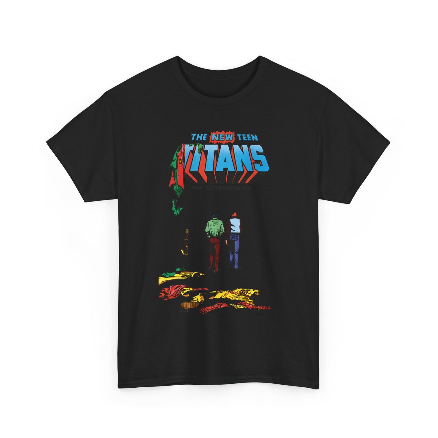 New Teen Titans T-Shirt - George Perez Art - Robin, Kid Flash Quitting - #39 Cover - DC Comics