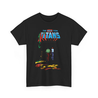 New Teen Titans T-Shirt - George Perez Art - Robin, Kid Flash Quitting - #39 Cover - DC Comics
