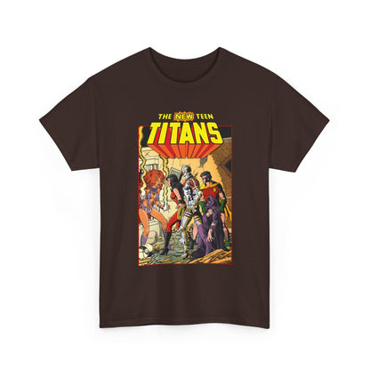 New Teen Titans T-Shirt - George Perez Art - #16 Cover - Wonder Girl, Robin, Starfire - DC Comics