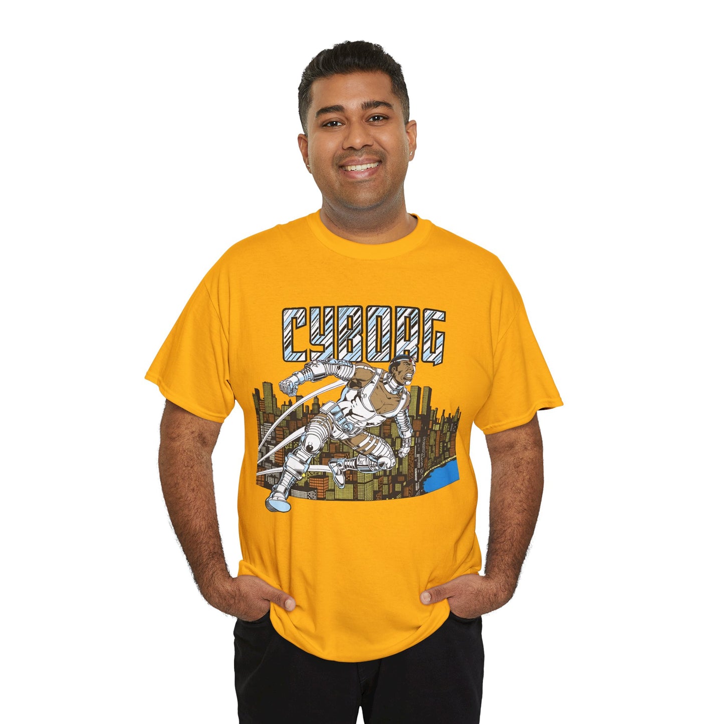 Cyborg T-Shirt - George Perez Art - New Teen Titans - DC Comics