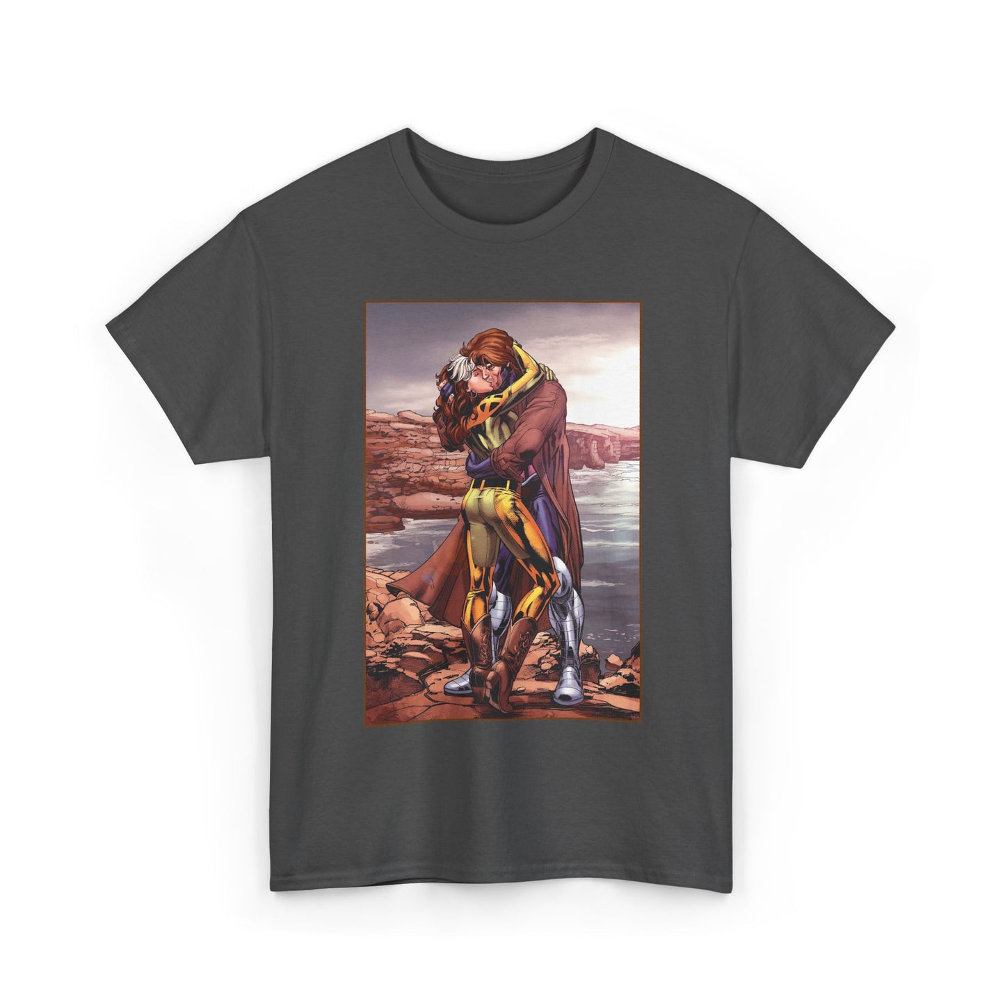 Gambit & Rogue T-Shirt - Scot Eaton Art - "Romy" - Popular X-Men Members - Marvel Comics
