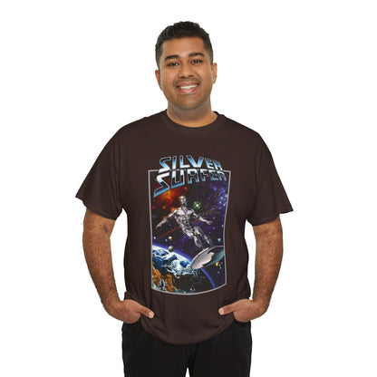 Silver Surfer T-Shirt - Amazing Joe Jusko Art - Marvel Comics Character - Former Herald of Galactus - Fantastic Four Connection - Norrin Radd