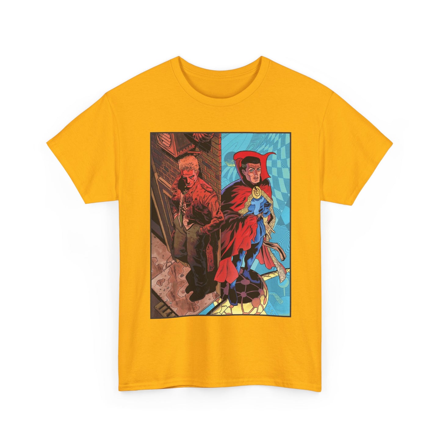 John Constantine & Dr. Strange T-Shirt - DC & Marvel Comics