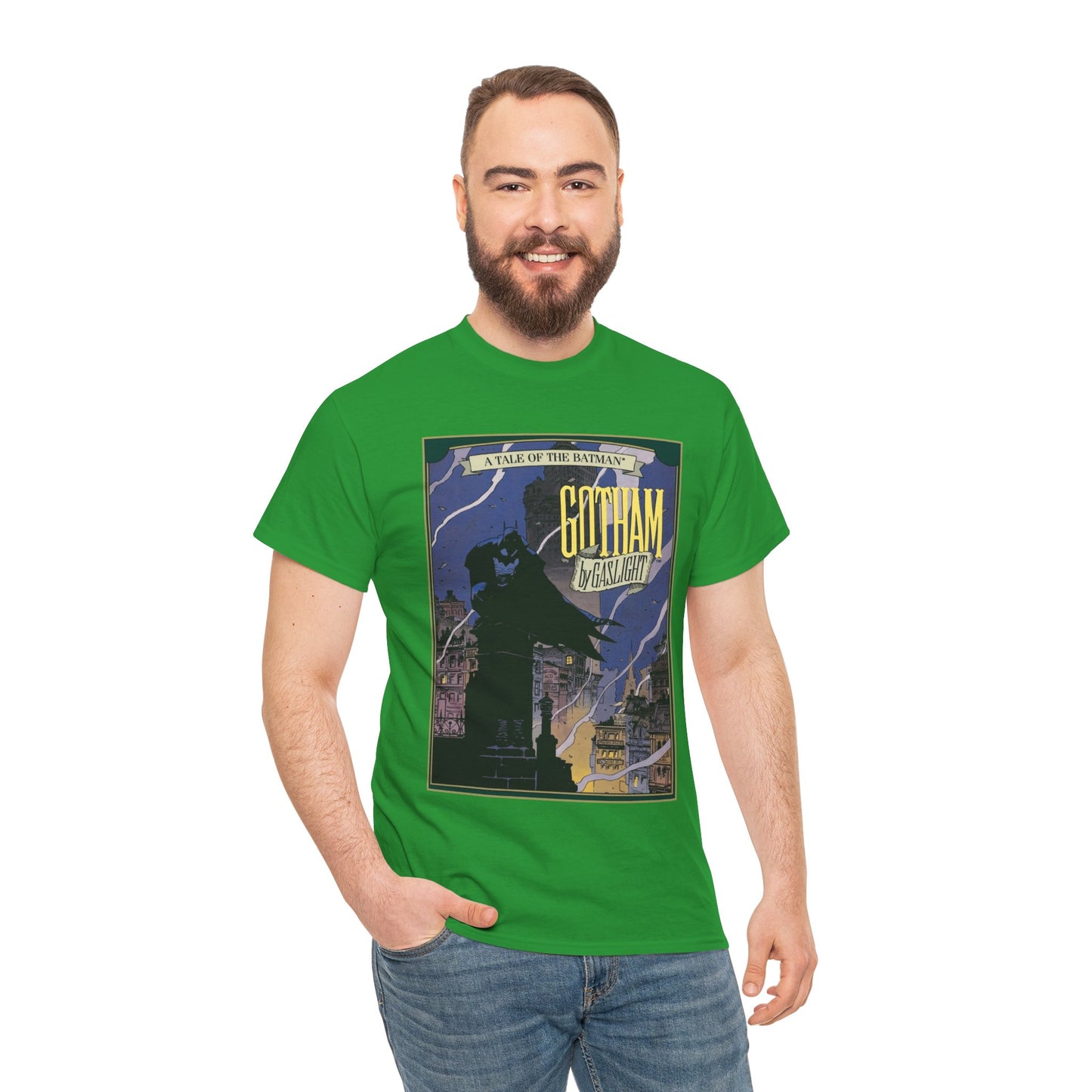 Batman: Gotham by Gaslight T-Shirt - Mike Mignola Art - 19th Century Jack the Ripper Story - Elseworlds - DC Comics