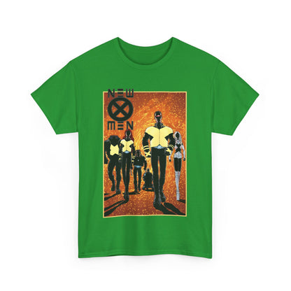New X-Men T-Shirt - Frank Quitely Art - Wolverine, Cyclops, Jean Grey, Beast, Professor X - Marvel Comics - Grant Morrison Run