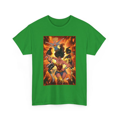 Wonder Woman & the Wonder Girls T-Shirt - David Nakayama Art - Donna Troy, Cassie Sandsmark, Yara Flor - #17 Variant Cover Art - DC Comics