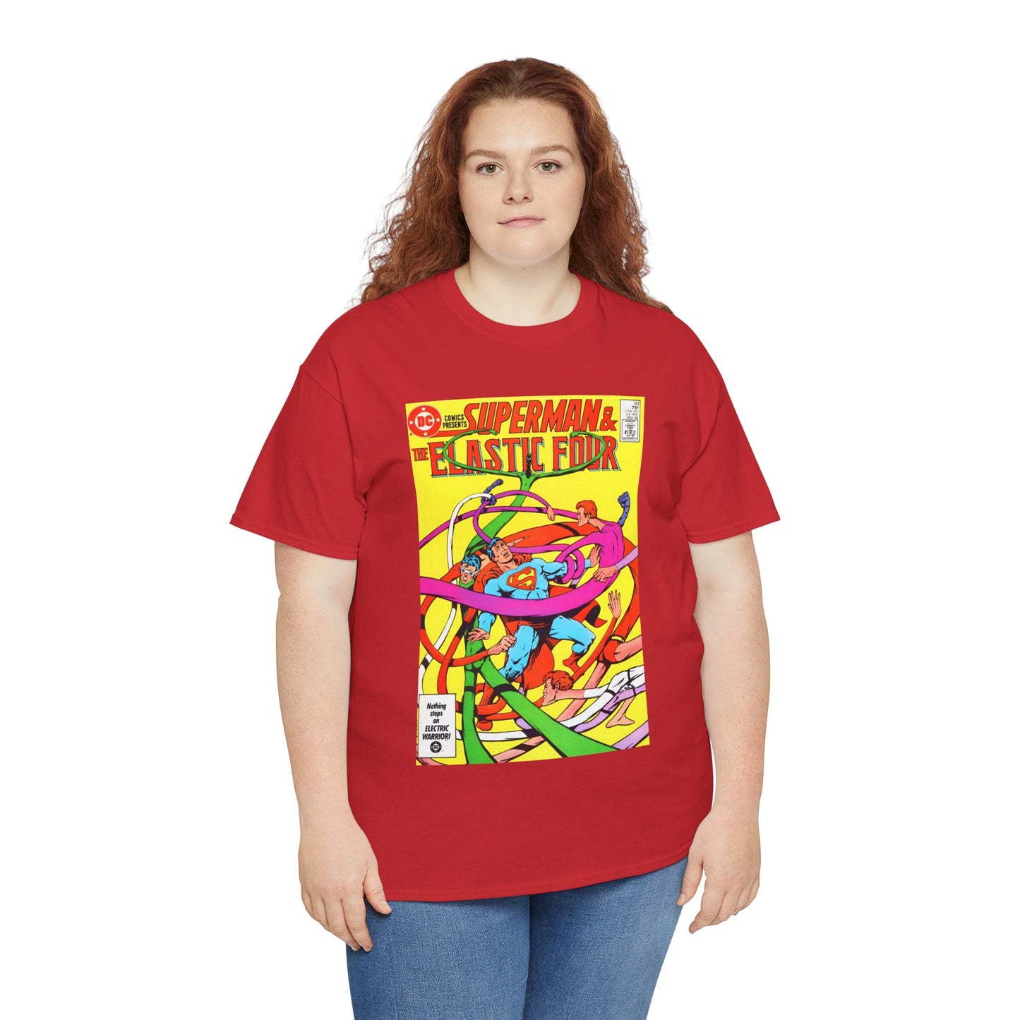 DC Comics Presents #93 T-Shirt - Superman, Plastic Man, Elongated Man, Jimmy Olsen - DC Comics