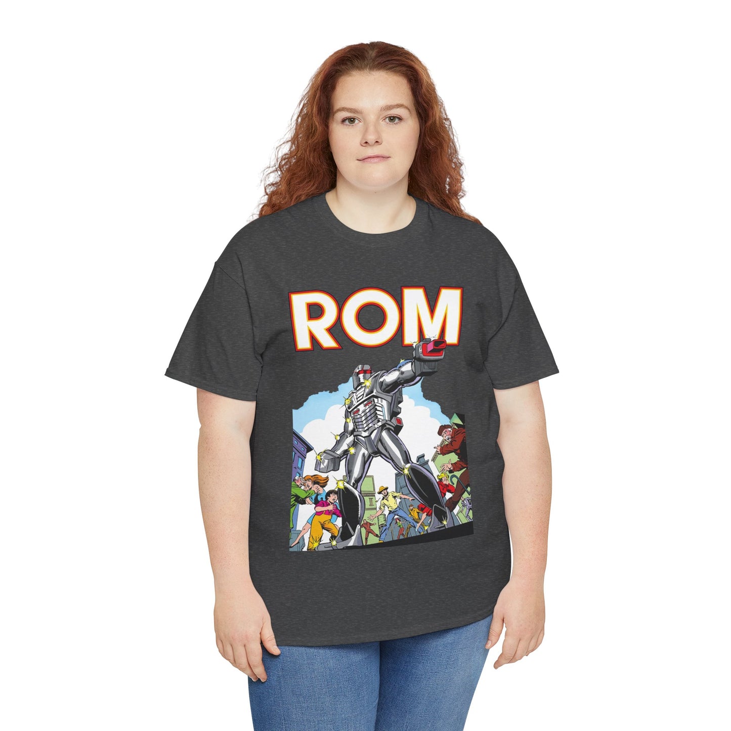 Rom: Spaceknight T-Shirt - Marvel Comics Art- Retro Character - Dire Wraiths