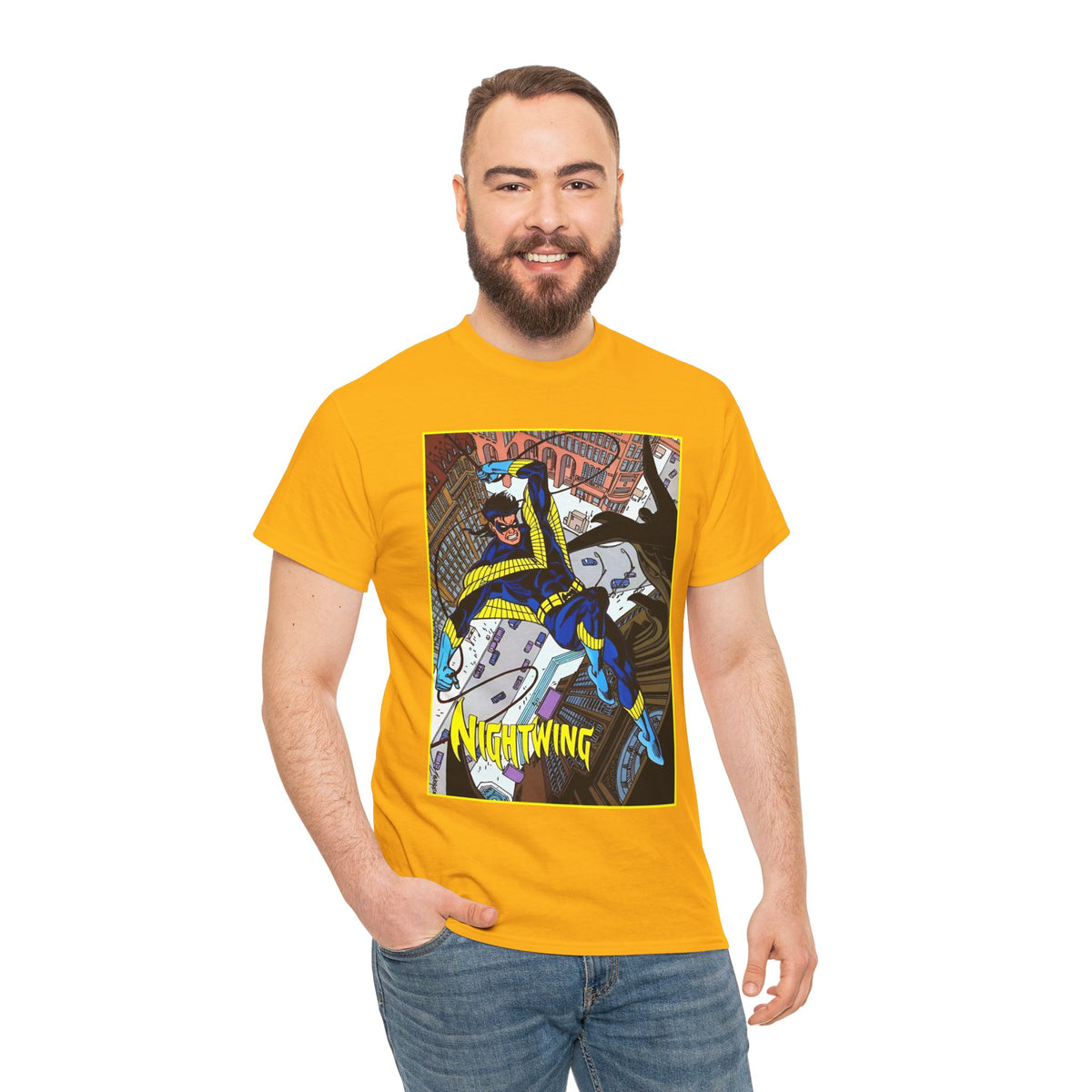Nightwing T-Shirt - José Luis García-López Art - New Teen Titans Leader - DC Comics