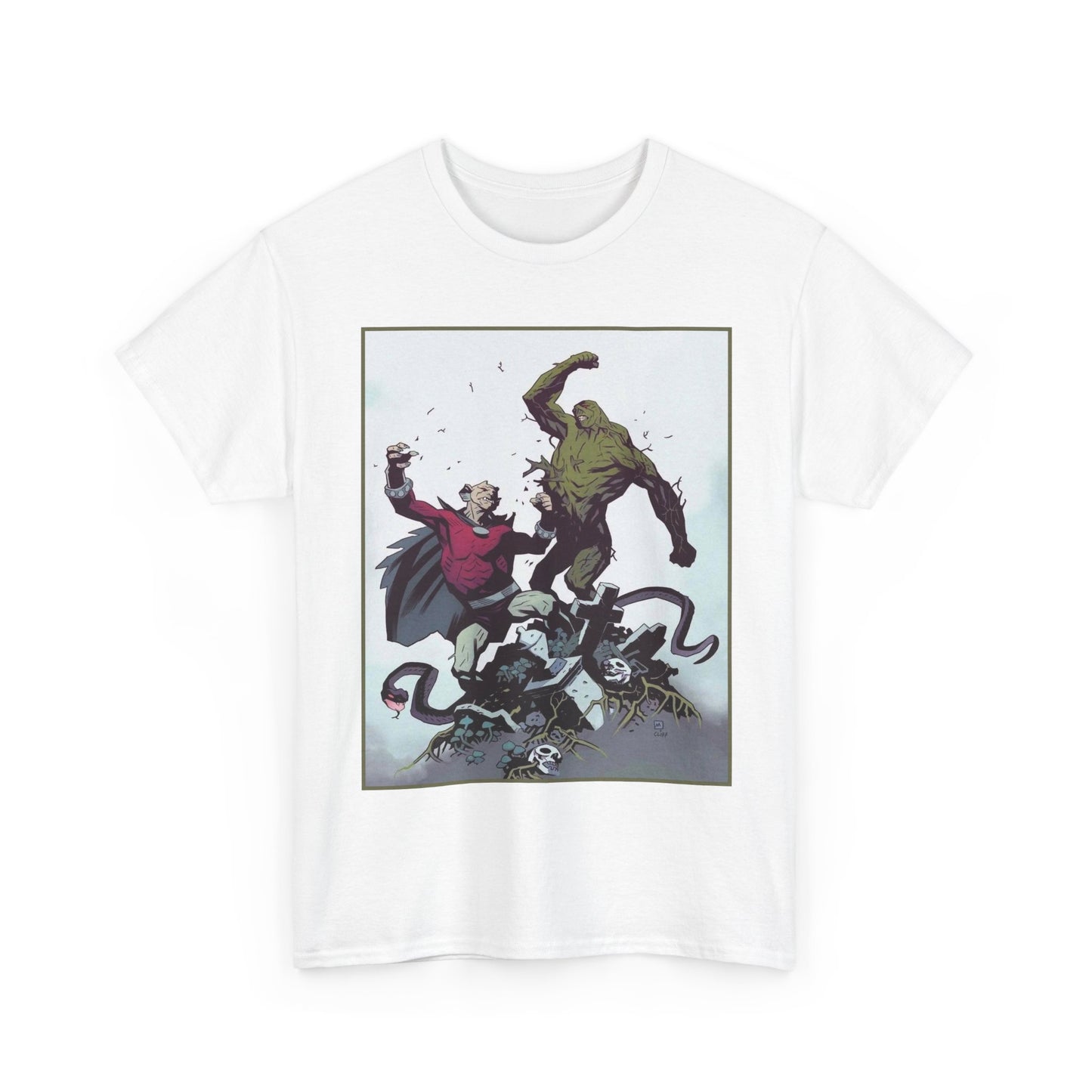 Swamp Thing & Etrigan the Demon T-Shirt - Mike Mignola Art - DC Comics