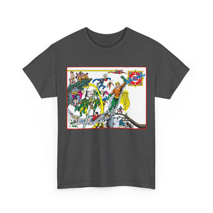 Who's Who in the DC Universe T-Shirt - George Perez Art - #1 Cover - Aquaman, Arion, Amazing Man, Amethyst - DC Comics