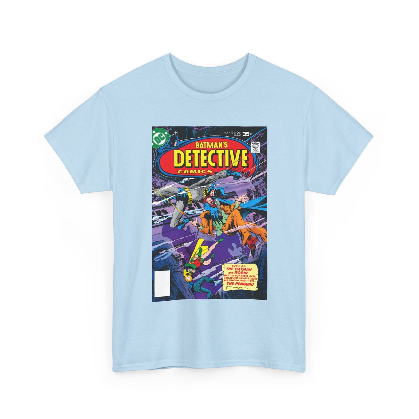 Detective Comics #473 T-Shirt - Marshall Rogers Art - Robin Appearance - DC Comics