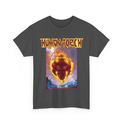 Human Torch T-Shirt - Howard Porter Art - Marvel Comics