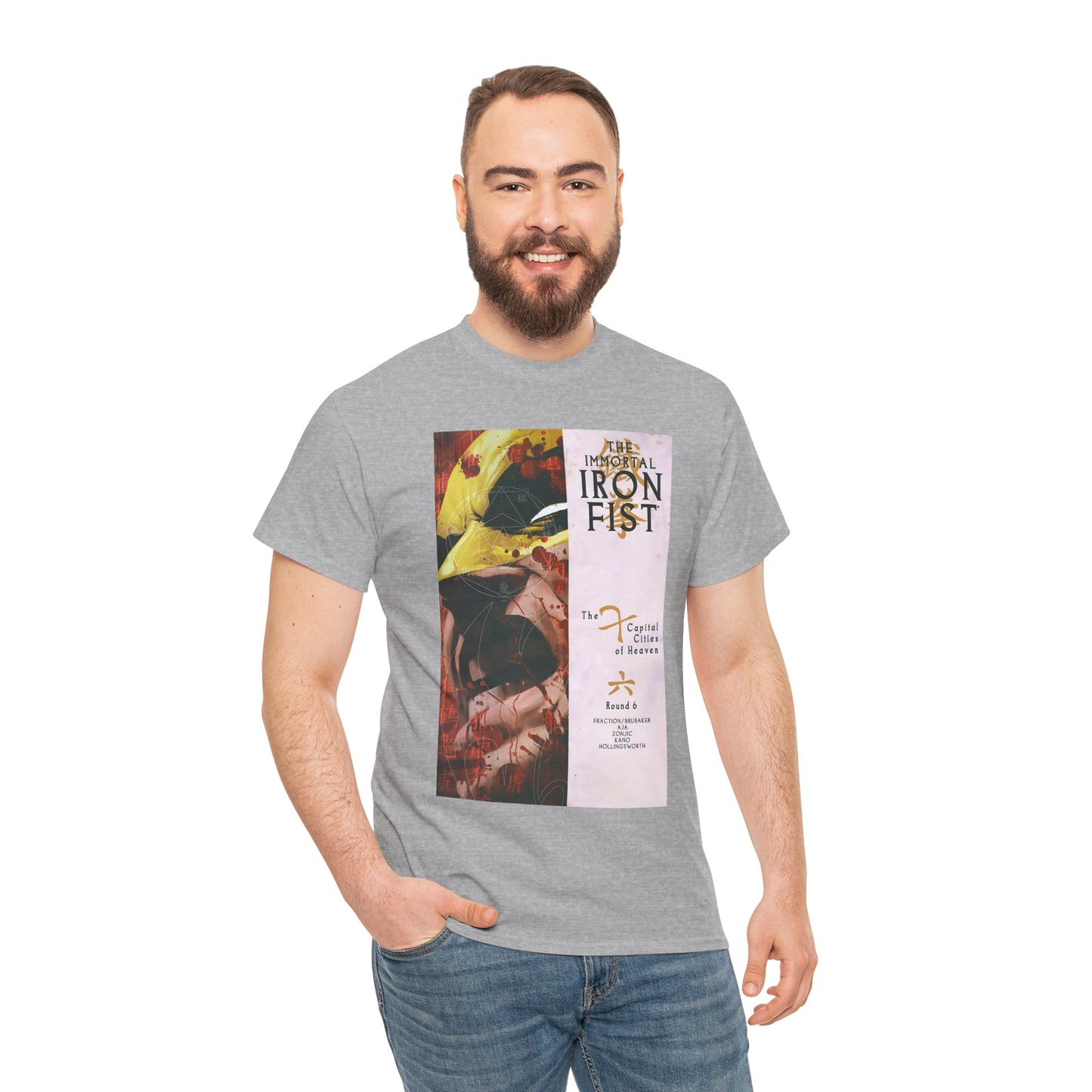 Immortal Iron Fist #13 T-Shirt - Kaare Andrews Art - Marvel Comics