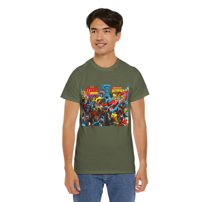 New Teen Titans & Batman and the Outsiders T-Shirt - George Perez & Jim Aparo Art - DC Comics
