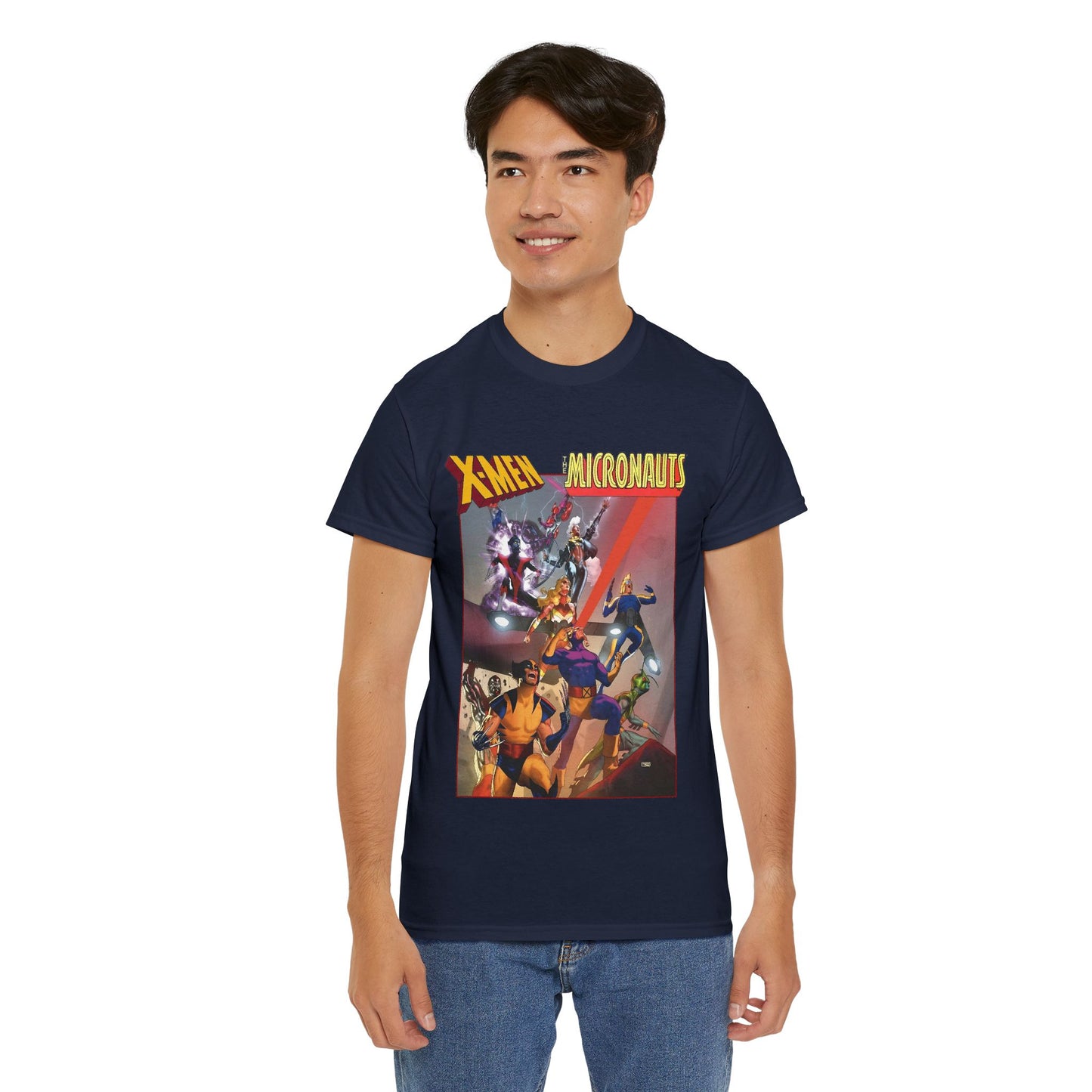 Uncanny X-Men/Micronauts T-Shirt - Taurin Clarke Art - Marvel Comics