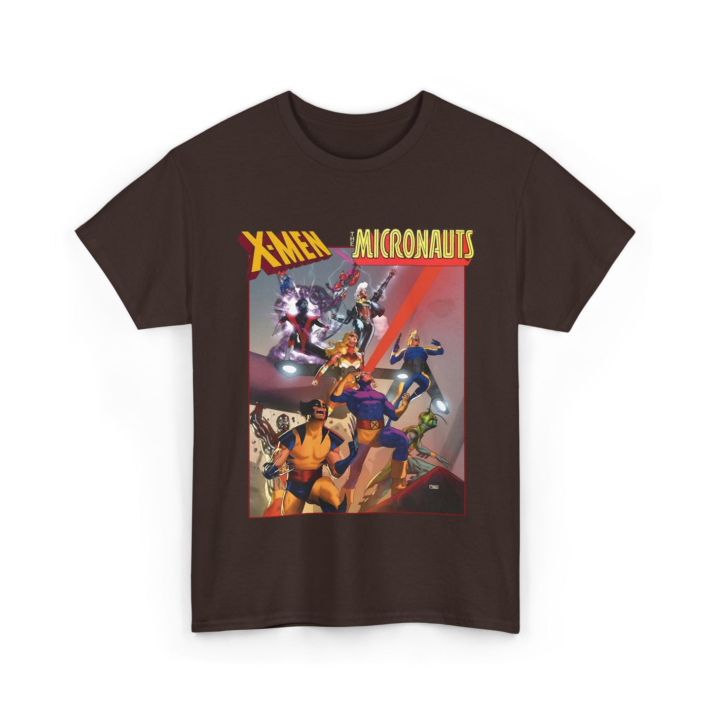 Uncanny X-Men/Micronauts T-Shirt - Taurin Clarke Art - Marvel Comics