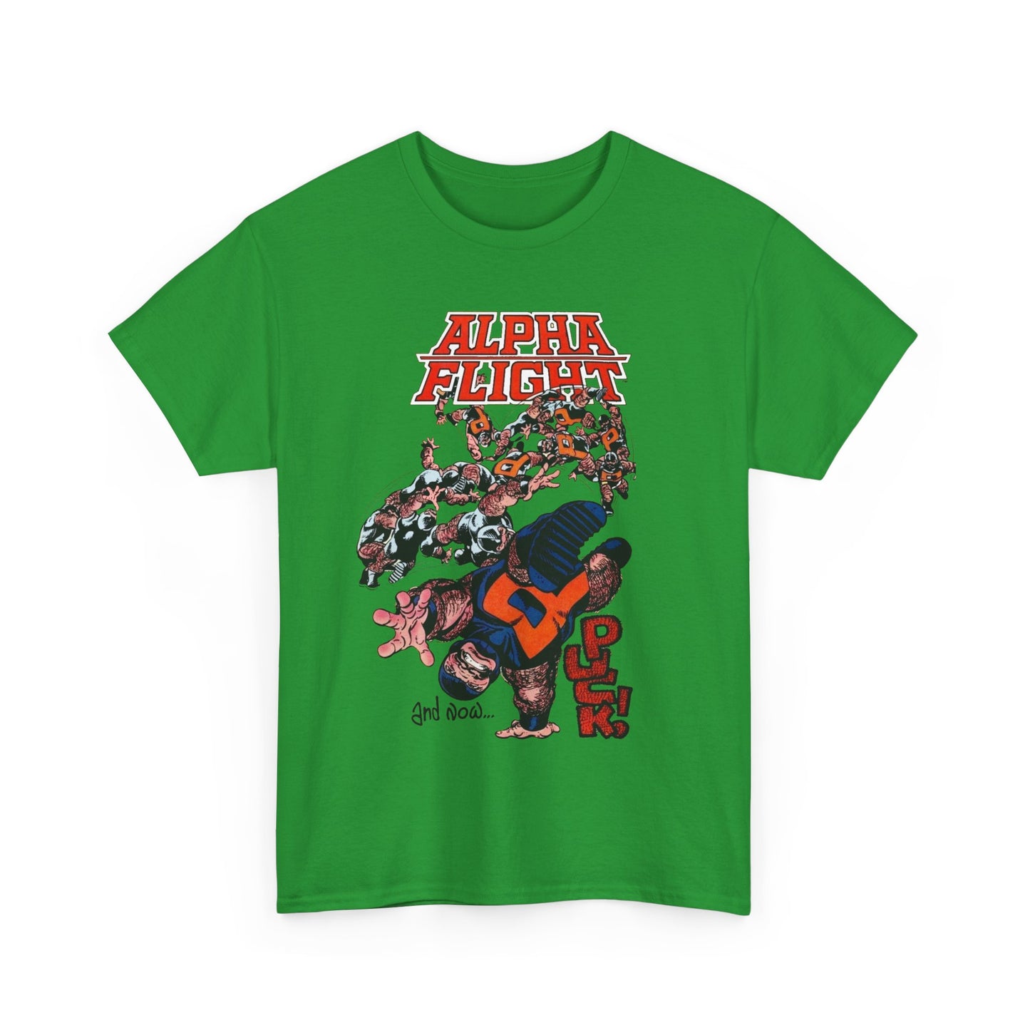Puck T-Shirt - John Byrne Art - Alpha Flight Member - Marvel Comics