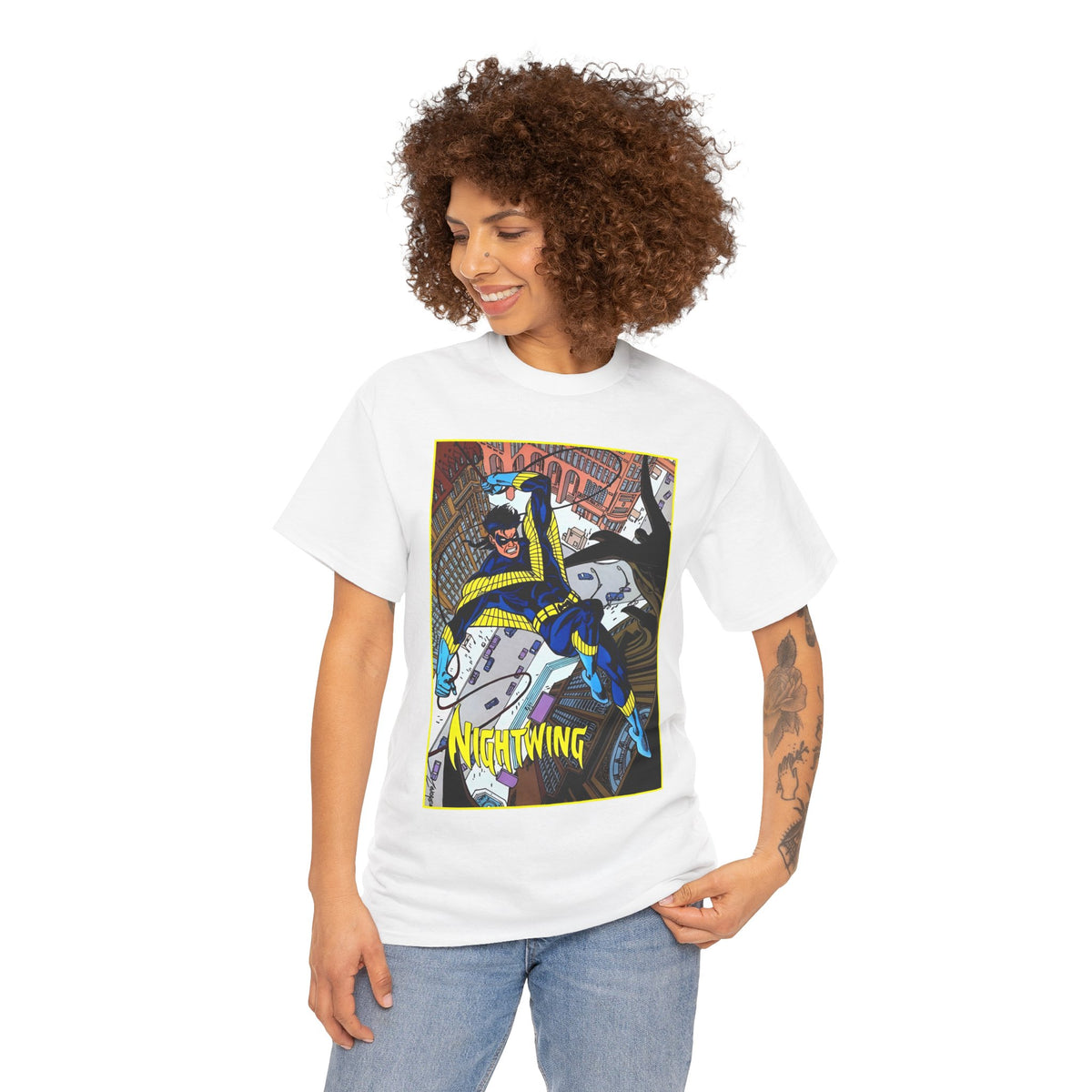 Nightwing T-Shirt - José Luis García-López Art - New Teen Titans Leader - DC Comics