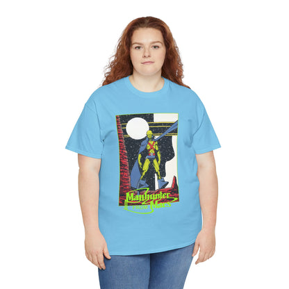 Martian Manhunter T-Shirt - George Perez Art - 1980s Justice League of America (JLA) Postcard Art - DC Comics