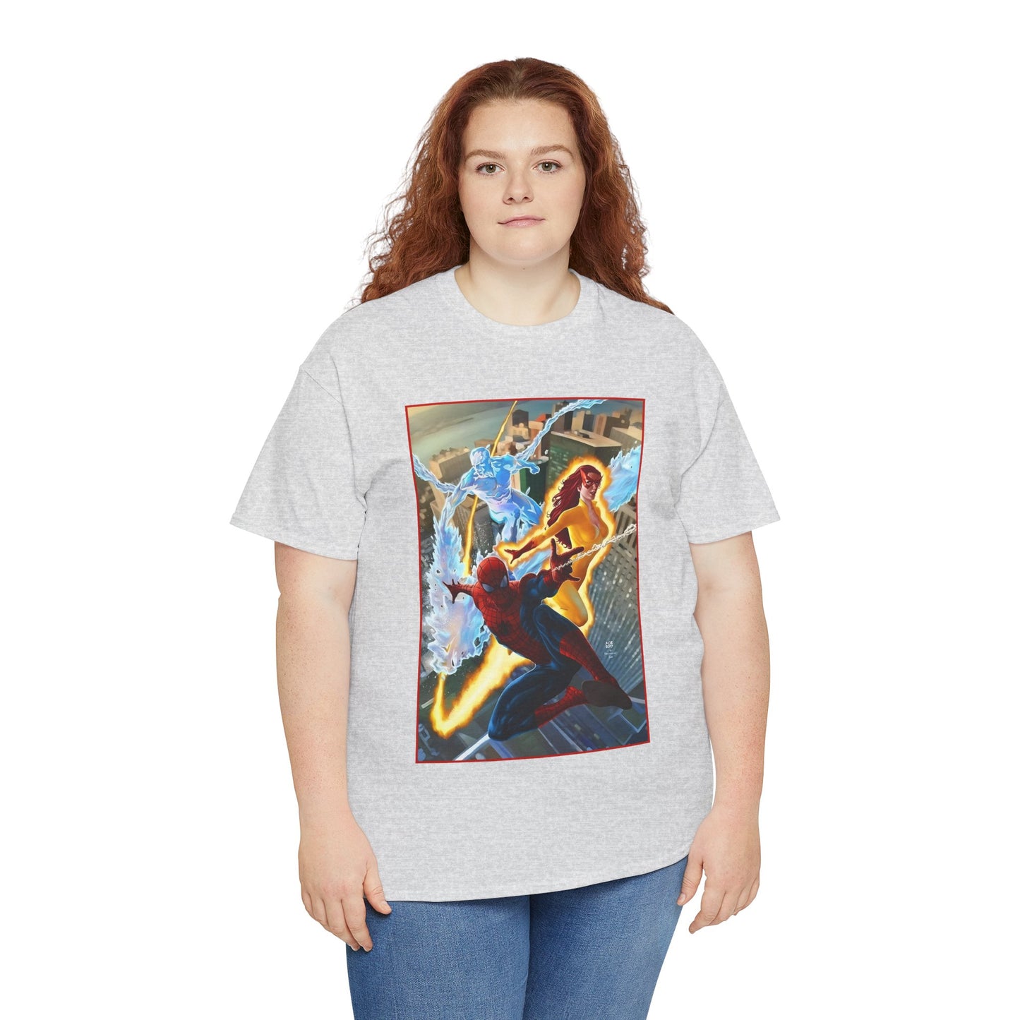 Spider-Man & His Amazing Friends T-Shirt - Firestar, Iceman - Marvel Comics