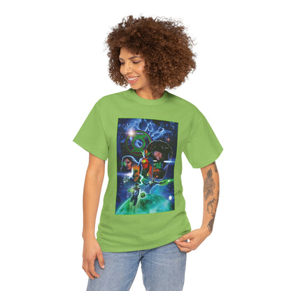 Green Lantern T-Shirt - Liam Sharp Art - Alan Scott, Hal Jordan, Kyle Rayner - DC Comics