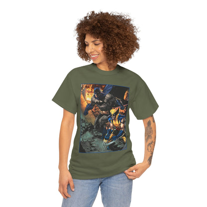 Batman & Wolverine T-Shirt - Jim Lee Art - DC Comics, Marvel Comics