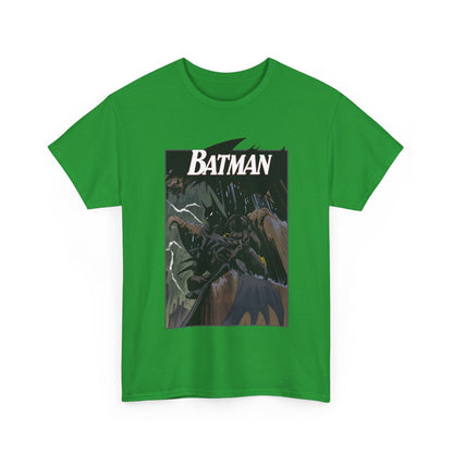 Batman T-Shirt - Norm Breyfogle Art - 1990s Dark Knight Detective - Gotham City - Perched on A Gargoyle - DC Comics