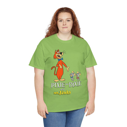 Pixie & Dixie & Mr Jinks T-Shirt - Classic Hanna-Barbera Saturday Morning Cartoon - I Hate Meeces to Pieces!