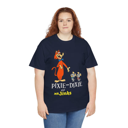 Pixie & Dixie & Mr Jinks T-Shirt - Classic Hanna-Barbera Saturday Morning Cartoon - I Hate Meeces to Pieces!