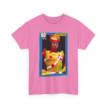 Firestorm T-Shirt - Mark Spears Art - DC Universe Trading Card Homage - Ronnie Raymond - DC Comics