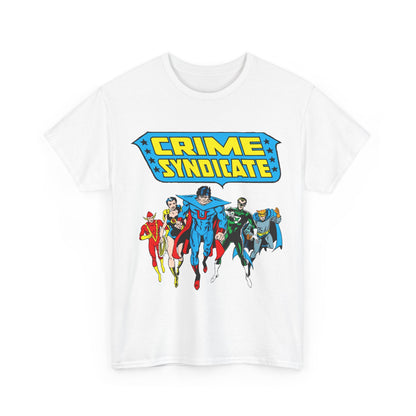 Crime Syndicate T-Shirt - Ultraman, Owlman, Superwoman, Power Ring, Johnny Quick - Earth 3 Justice League Villains - DC Comics