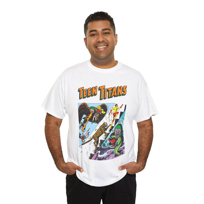 Teen Titans T-Shirt - Nick Cardy Art - #1 Cover Art - Robin, Wonder Girl, Kid Flash, Aqualad - DC Comics