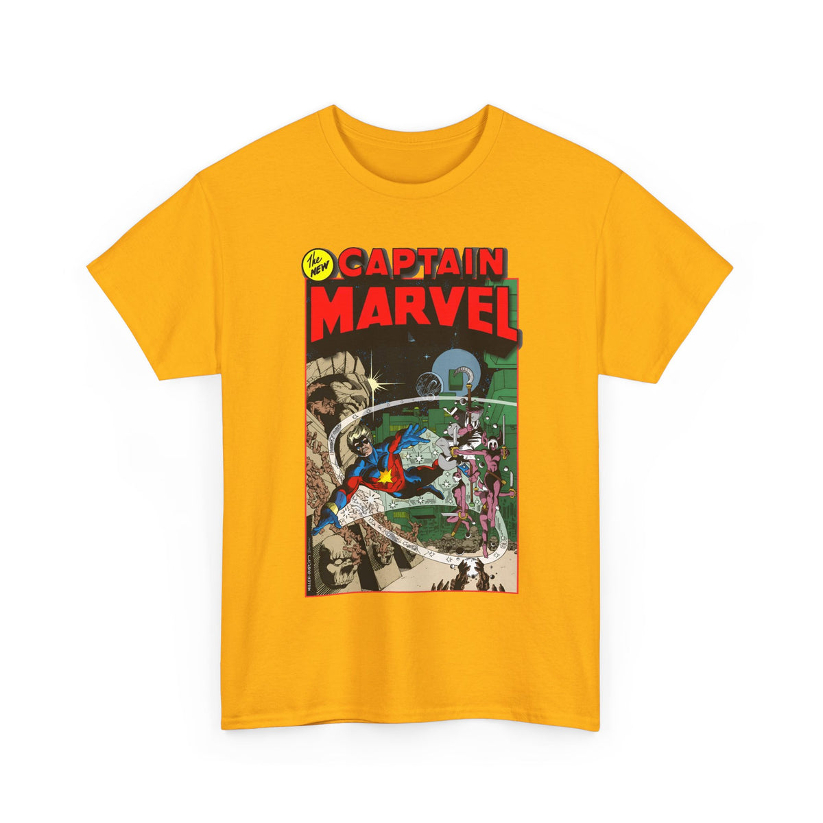 Captain Marvel T-Shirt - Frank Miller Art - Spotlight #8 Cover Art - Marvel Comics