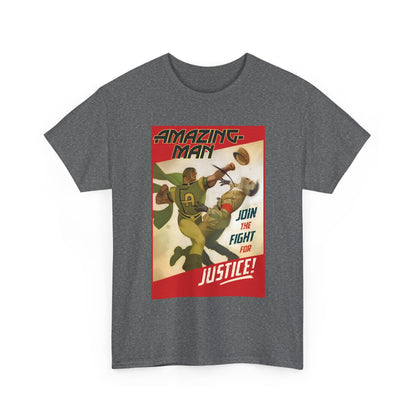 Amazing Man T-Shirt - All-Star Squadron - Join the Fight for Justice - DC Comics