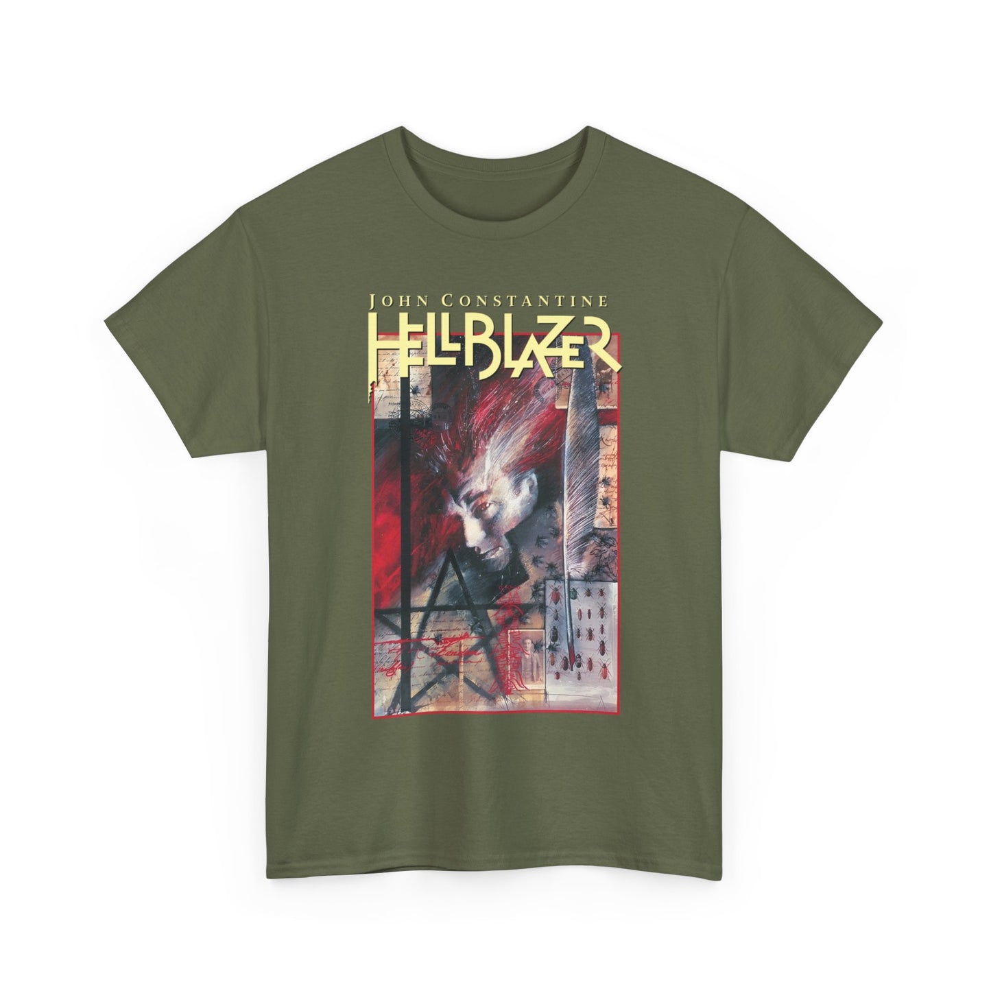 John Constantine Hellblazer T-Shirt - Dave McKean Art - DC Comics/Vertigo