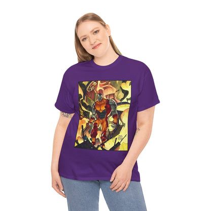 Colossus T-Shirt - Fighting a Sentinel - Marvel Comics