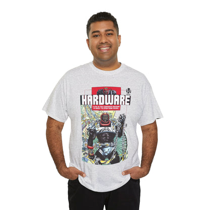 Hardware T-Shirt - Denys Cowan Art - Curtis Metcalf Vs Edwin Alva - Milestone Media - DC Comics