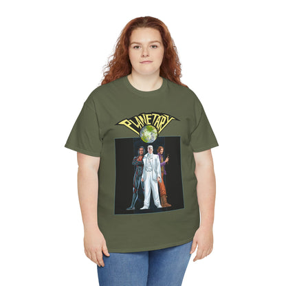 Planetary T-Shirt -  - John Cassaday Art - The Drummer, Jakita Wagner & Elijah Snow - DC Comics/Wildstorm