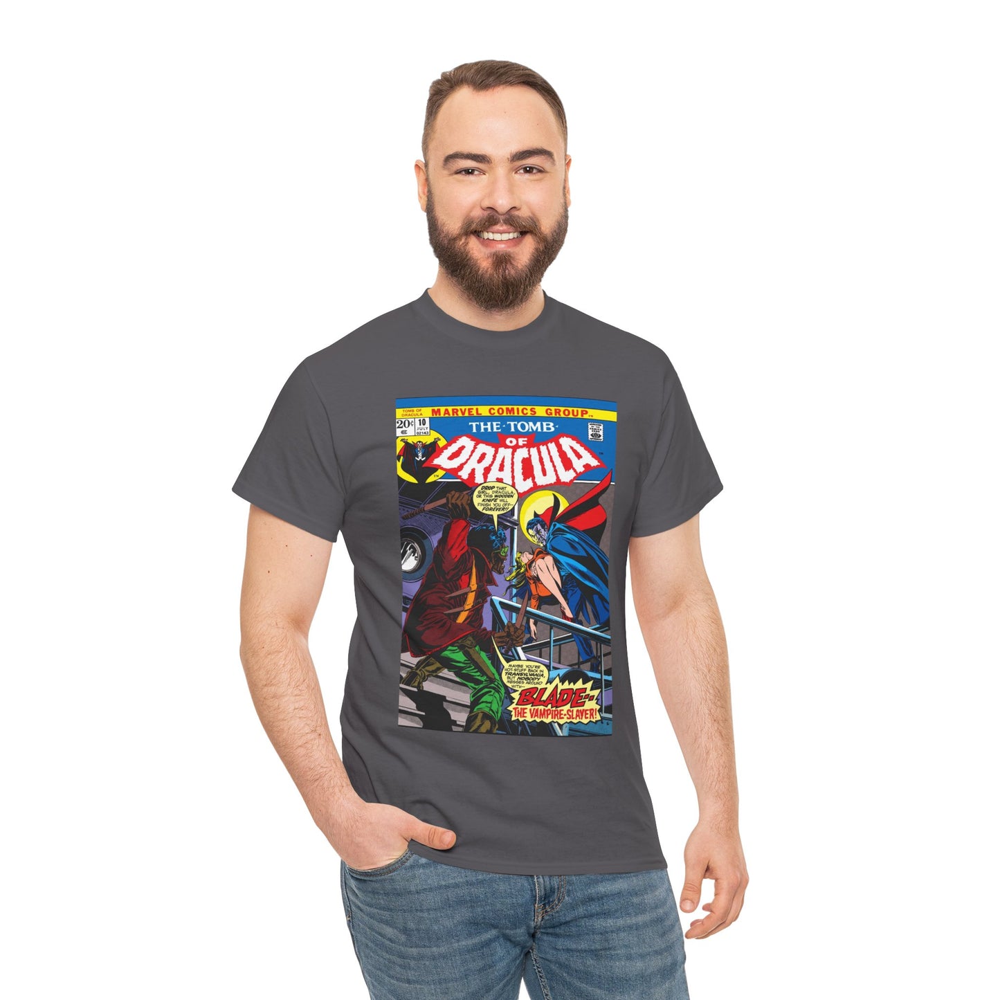 Tomb of Dracula T-Shirt - #10, First Appearance of Blade, Vampire Hunter - Marvel Comics