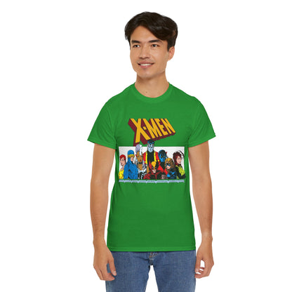 X-Men T-Shirt - Arthur Adams Art - Cyclops, Nightcrawler, Storm, Wolverine, Shadowcat, Phoenix (Rachel Summers), Colossus, Rogue - Marvel Comics