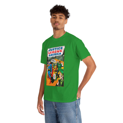 Justice League of America T-Shirt - Dick Dillin Art - Superman, Wonder Woman, Green Arrow, Green Lantern - DC Comics