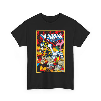 X-Men T-Shirt - Paul Smith Art - Return of Dark Phoenix - Wolverine, Colossus, Cyclops, Storm, Nightcrawler, Rogue - Marvel Comics